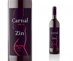 Napa Winery Zinfandel label | Label Design by SPOT ON