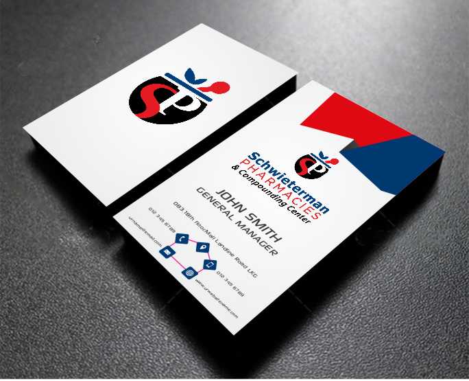 Business Card Design by AwsomeD for Schwieterman Pharmacy | Design #4539322