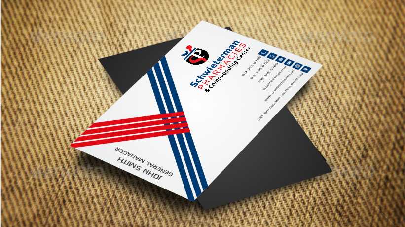 Business Card Design by AwsomeD for Schwieterman Pharmacy | Design #4539324