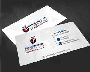 Visitenkarten-Design von AwsomeD für Schwieterman Pharmacy | Design: #4539329