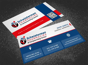 Visitenkarten-Design von AwsomeD für Schwieterman Pharmacy | Design: #4539336