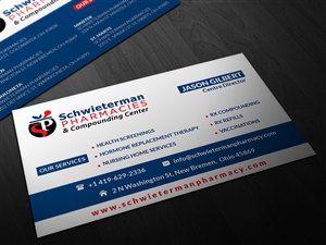 Business Card Design by Pointless Pixels India for Schwieterman Pharmacy | Design: #4541722