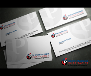 Visitenkarten-Design von QuattroCreative für Schwieterman Pharmacy | Design: #4521657