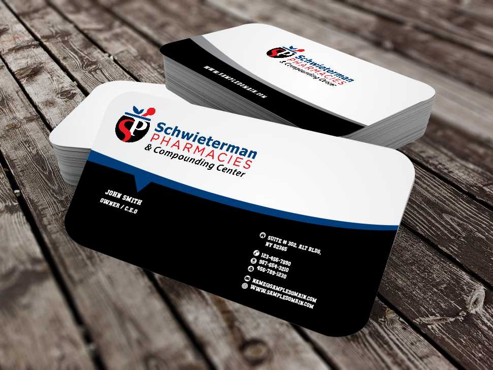 Business Card Design by szabist for Schwieterman Pharmacy | Design #4539506