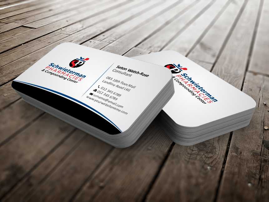 Visitenkarten-Design von szabist für Schwieterman Pharmacy | Design #4539510
