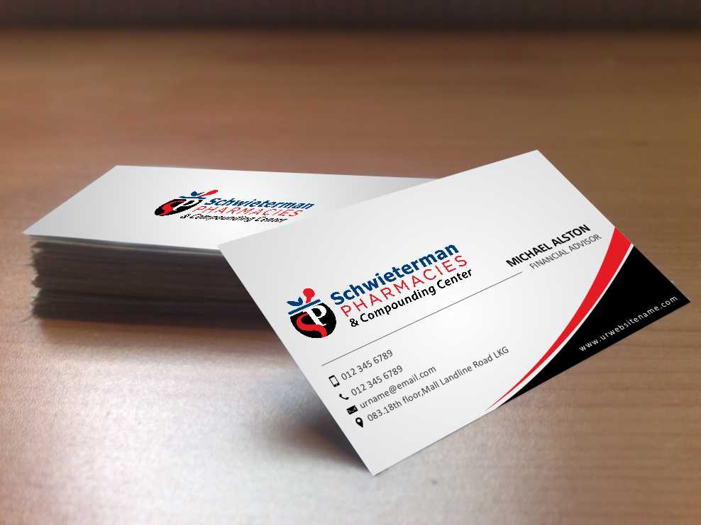 Business Card Design by szabist for Schwieterman Pharmacy | Design #4539515