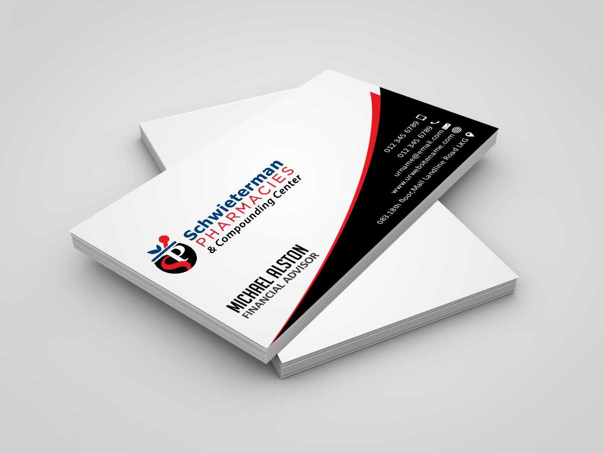Business Card Design by szabist for Schwieterman Pharmacy | Design #4539517