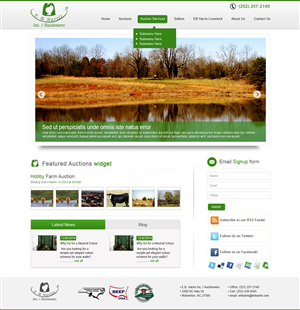 Wordpress Design by sonaldesign for AuctionServices.com, Inc. | Design: #4530563