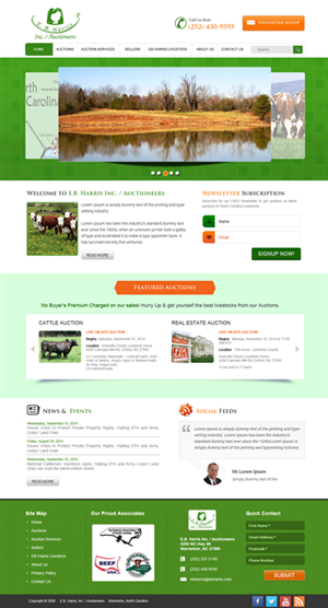 Wordpress Design by Aan for AuctionServices.com, Inc. | Design: #4556998