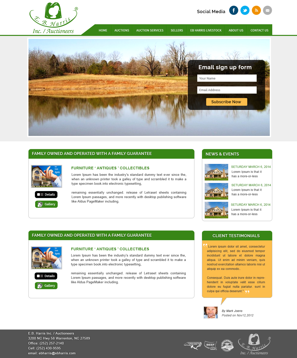 WordPress-Design von webxvision für AuctionServices.com, Inc. | Design #4532623