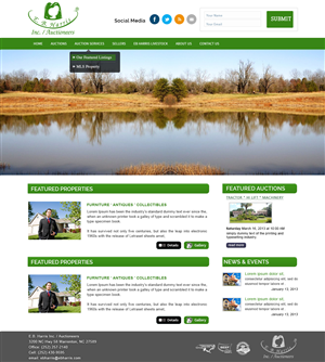 Wordpress Design by webxvision for AuctionServices.com, Inc. | Design: #4537509