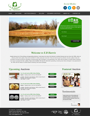 Wordpress Design by webxvision for AuctionServices.com, Inc. | Design: #4546101