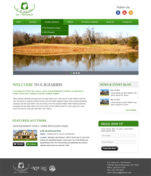 Diseño Wordpress por webxvision para AuctionServices.com, Inc. | Diseño #4546200