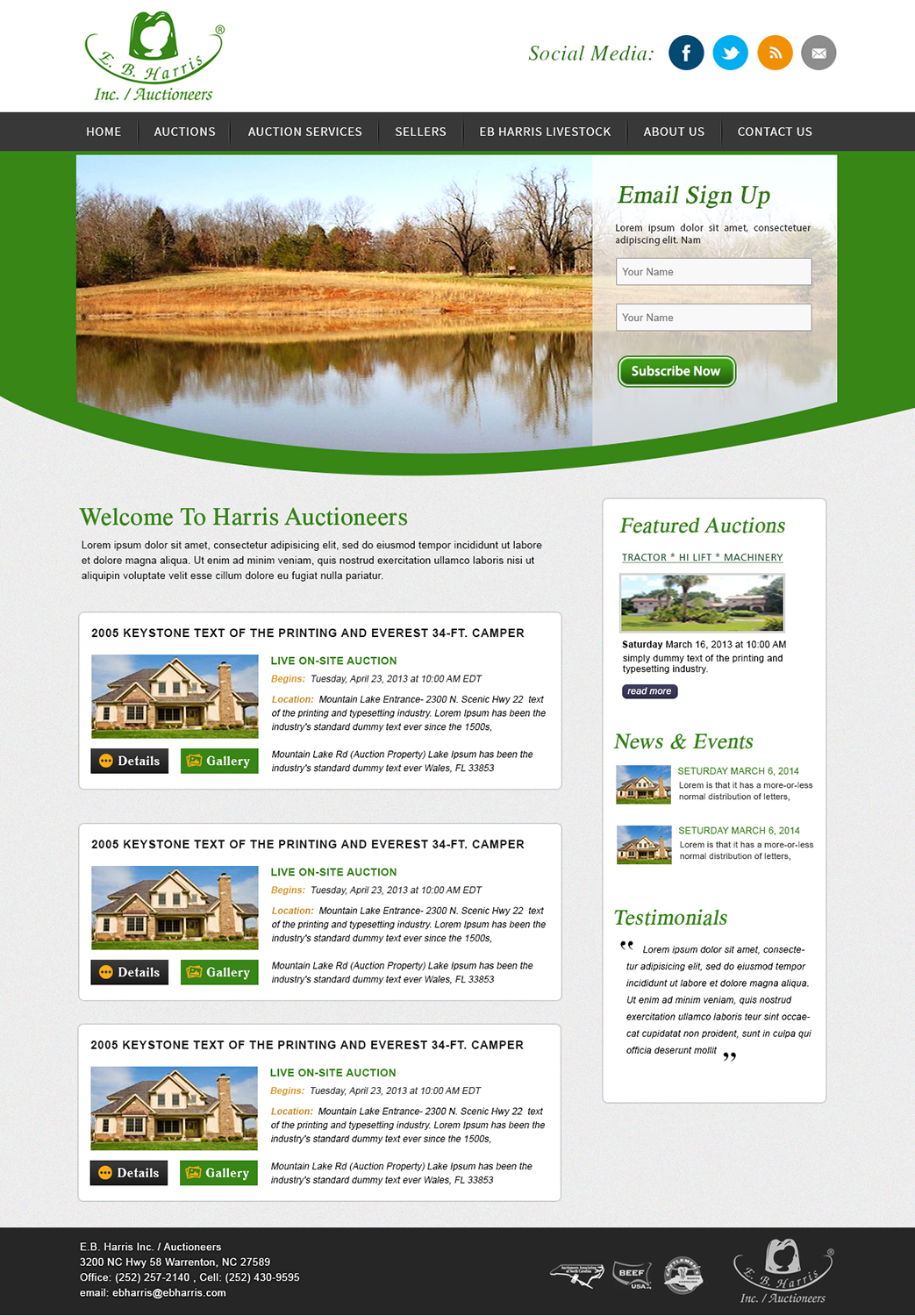 WordPress-Design von webxvision für AuctionServices.com, Inc. | Design #4546224