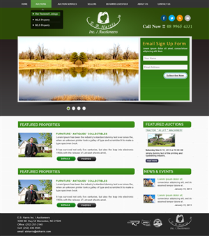 Wordpress Design by webxvision for AuctionServices.com, Inc. | Design: #4546510