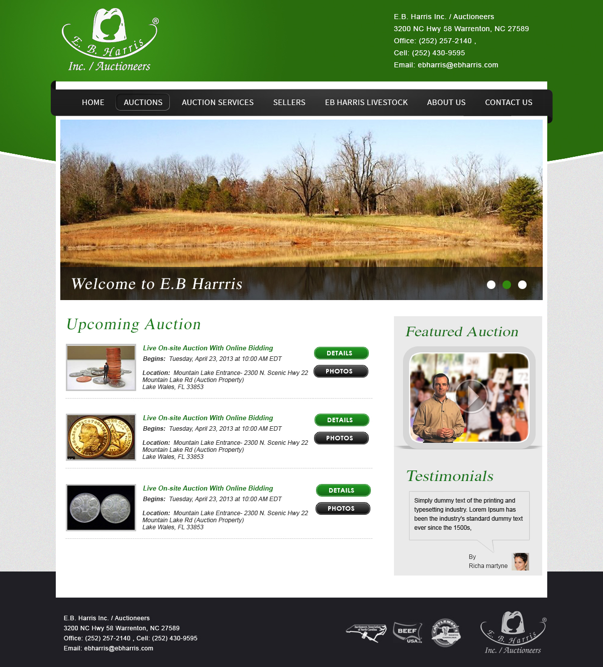 Wordpress Design by webxvision for AuctionServices.com, Inc. | Design #4546546