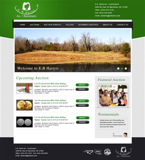 Wordpress Design by webxvision for AuctionServices.com, Inc. | Design: #4546546