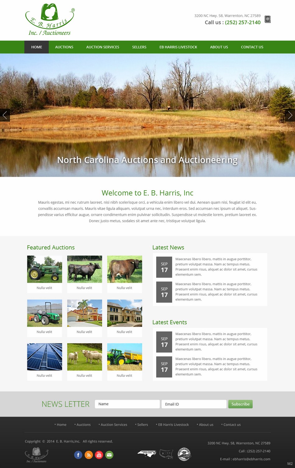 Wordpress Design by pb for AuctionServices.com, Inc. | Design #4531438