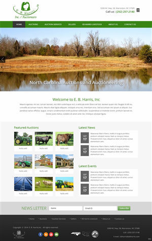 Wordpress Design by pb for AuctionServices.com, Inc. | Design: #4531438