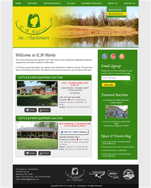 Wordpress Design by Creative X Designs for AuctionServices.com, Inc. | Design: #4541997