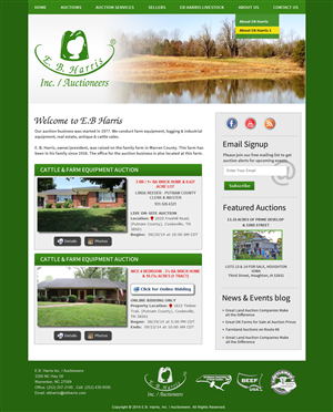Wordpress Design by Creative X Designs for AuctionServices.com, Inc. | Design: #4542280