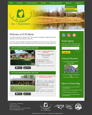 Wordpress Design by Creative X Designs for AuctionServices.com, Inc. | Design: #4542301