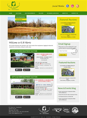 Wordpress Design by Creative X Designs for AuctionServices.com, Inc. | Design: #4542678