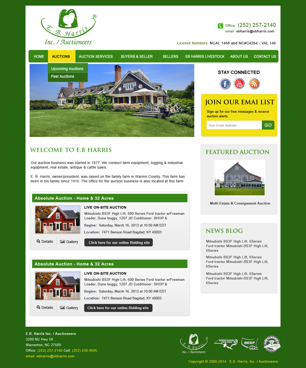 Wordpress Design by Creative X Designs for AuctionServices.com, Inc. | Design #4548046