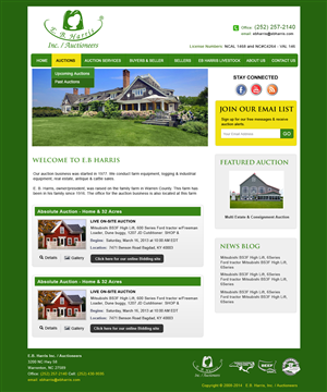 Wordpress Design by Creative X Designs for AuctionServices.com, Inc. | Design: #4548046