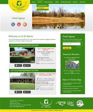 Wordpress Design by Creative X Designs for AuctionServices.com, Inc. | Design: #4549859
