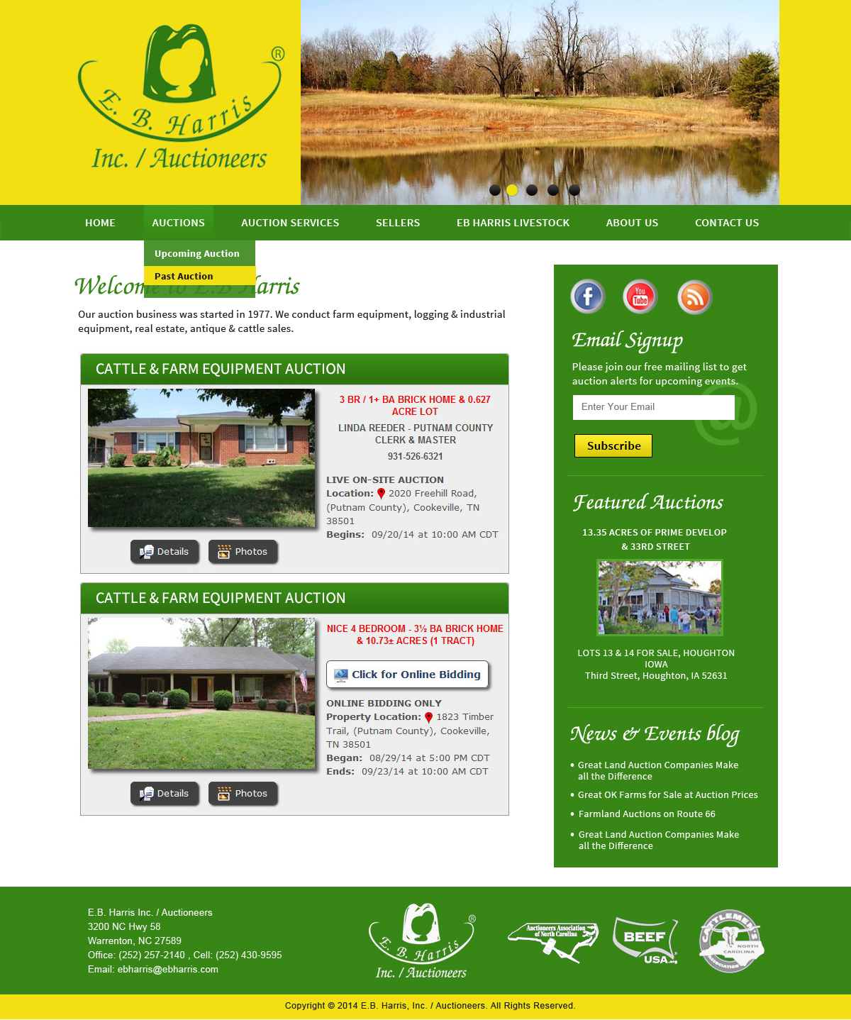 Wordpress Design by Creative X Designs for AuctionServices.com, Inc. | Design #4549889