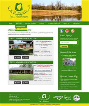 Wordpress Design by Creative X Designs for AuctionServices.com, Inc. | Design: #4549889