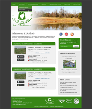 Wordpress Design by Creative X Designs for AuctionServices.com, Inc. | Design: #4551403
