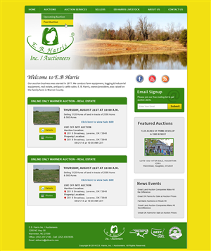 Wordpress Design by Creative X Designs for AuctionServices.com, Inc. | Design: #4551409