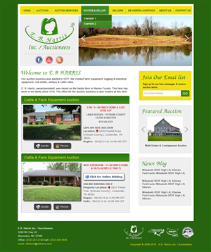 Wordpress Design by Creative X Designs for AuctionServices.com, Inc. | Design: #4551607
