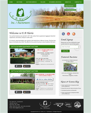 Wordpress Design by Creative X Designs for AuctionServices.com, Inc. | Design: #4556256