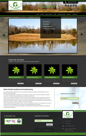 Diseño Wordpress por 2redefine para AuctionServices.com, Inc. | Diseño #4553313