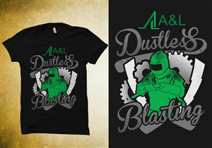 T-Shirt-Design von yookey für A&L Dustless Blasting | Design #4884446