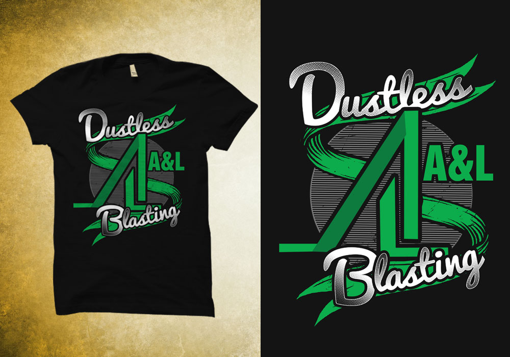 Design de T-shirt par yookey pour A&L Dustless Blasting | Design #4886987