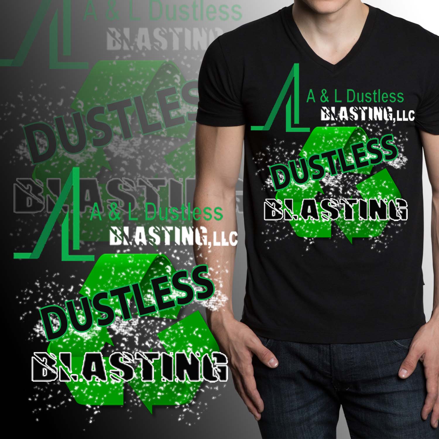T-shirt Design by Nopips for A&L Dustless Blasting | Design #4895258