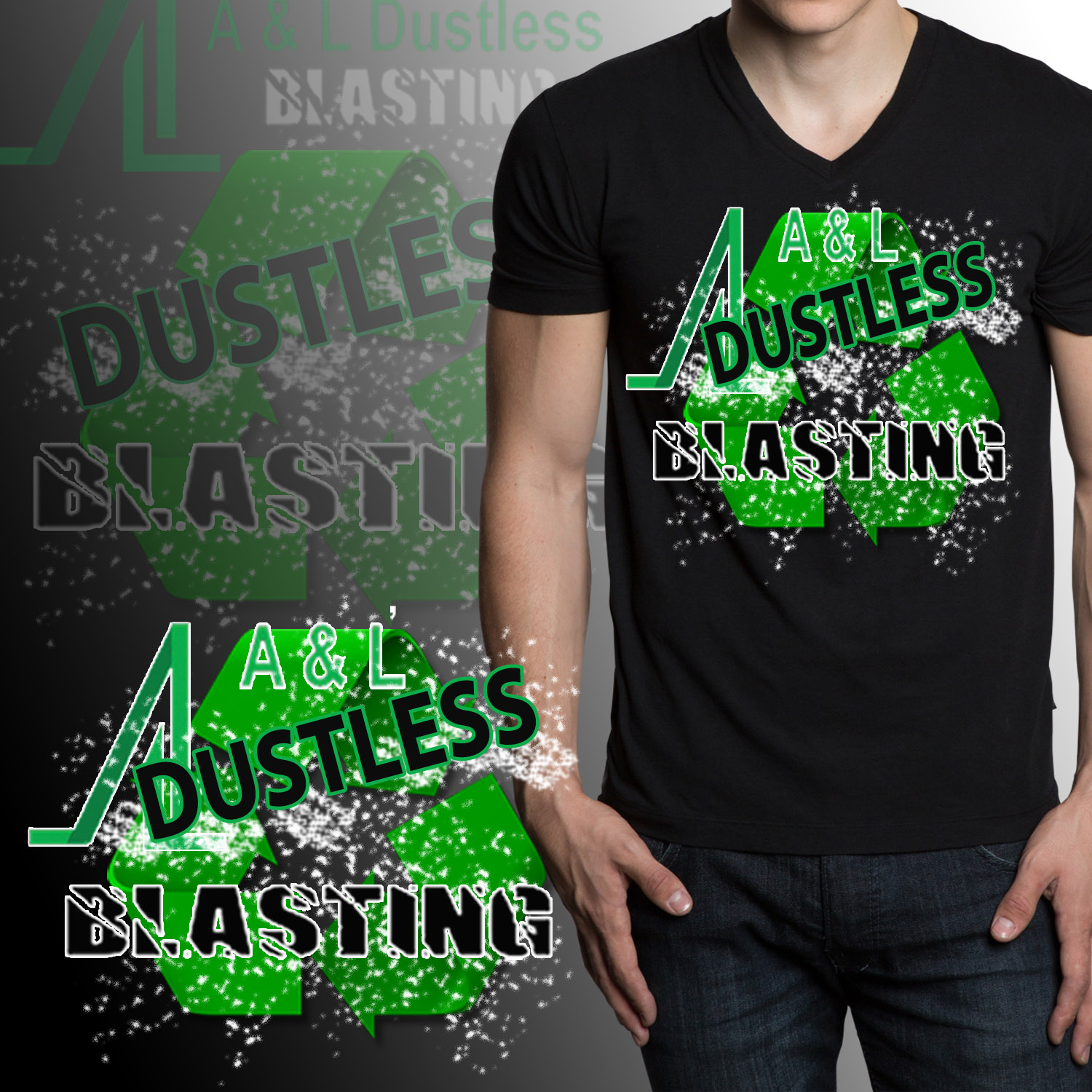T-shirt Design by Nopips for A&L Dustless Blasting | Design #4904812