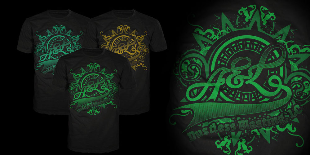 T-shirt Design by MangKepweng for A&L Dustless Blasting | Design #4916015