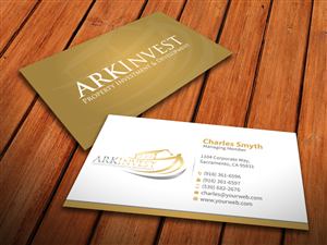 Investment Company Business Card Design