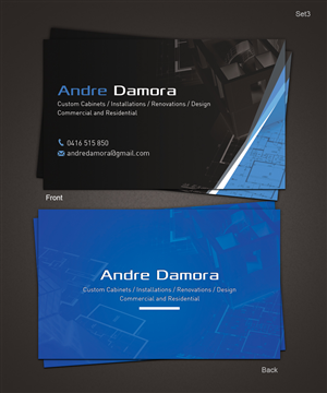 Andre's Business Cards | Business Card Design by Pixeleas