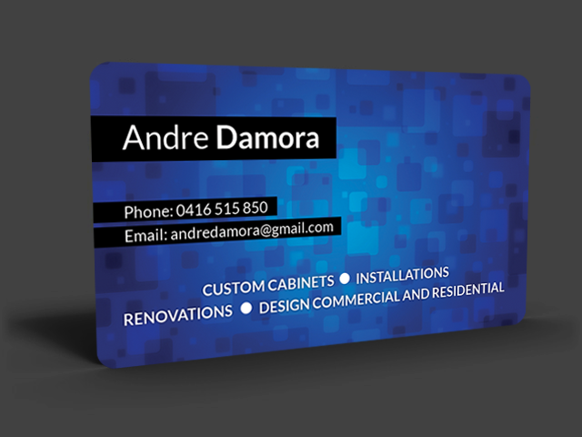 Business Card Design by  Artman for this project | Design #4551052