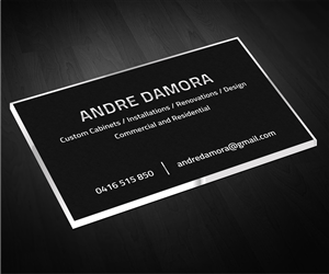 Business Card Design by Sarah Haroon for this project | Design: #4523409