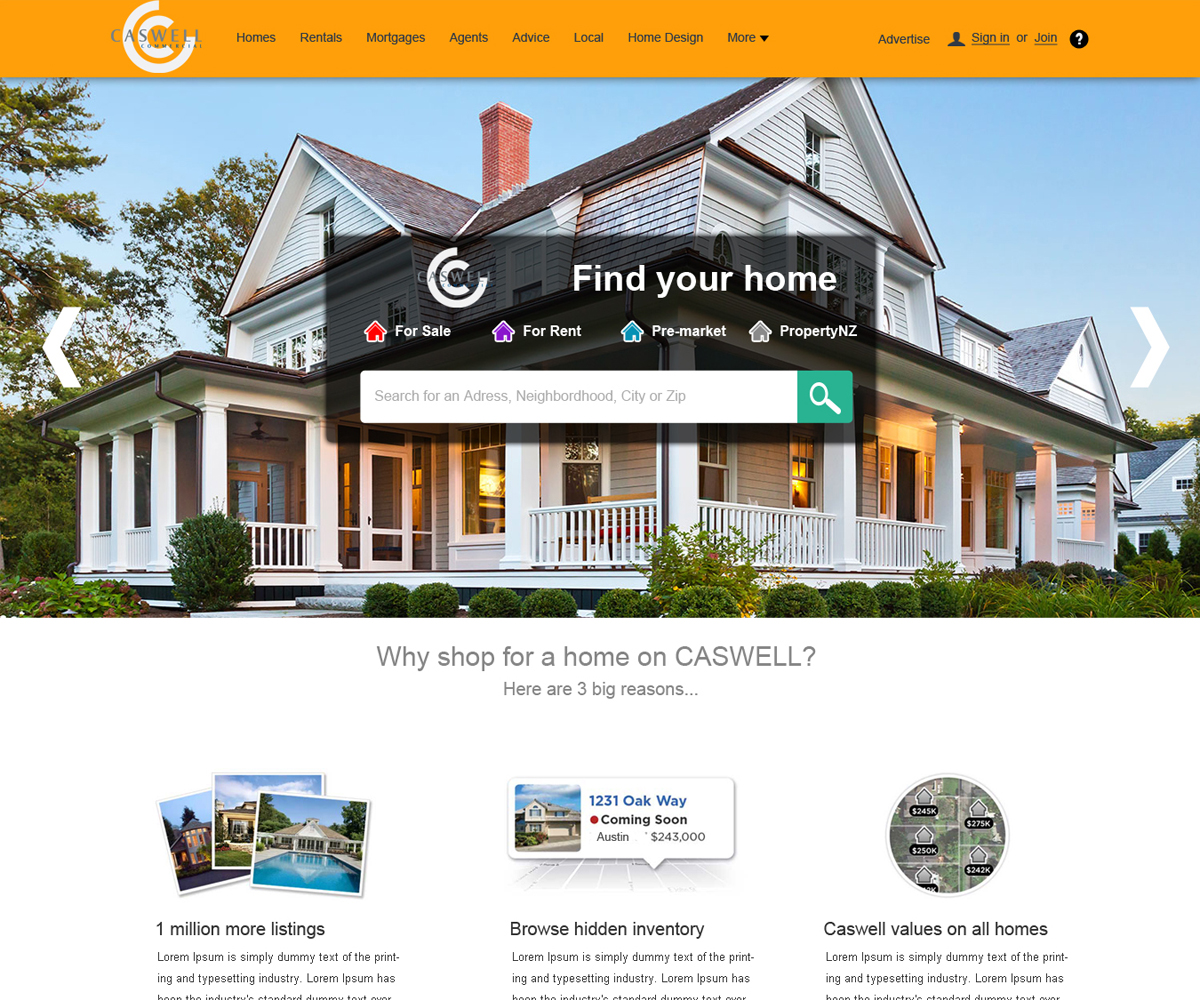 Diseño Web por ArunKoshti para este proyecto | Diseño #4556592