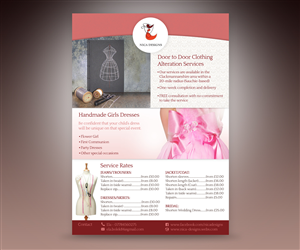 Flyer Design for sewing business | Diseño de Flyer por Designermilk