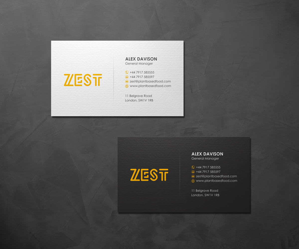 Diseño de Tarjeta de Presentación por logodentity para este proyecto | Diseño #4530675