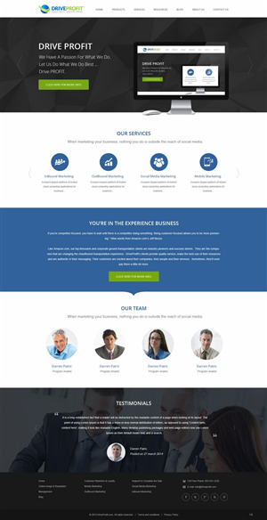 Web Design by pb for DriveProfit. LLC | Design: #4534655